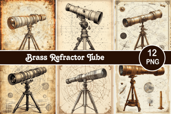 Brass Refractor Tube: Elevate Your Designs with This Font