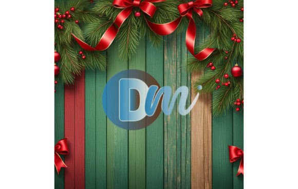 Christmas Wooden Digital Paper 37: Your Rustic Design Asset