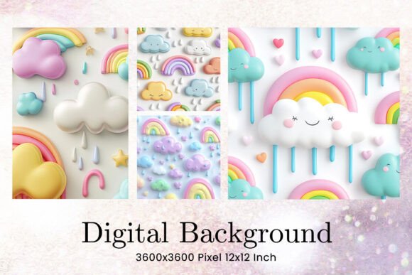 Colorful Rainbow Background Wallpaper: A Digital Asset for Vibrant Design
