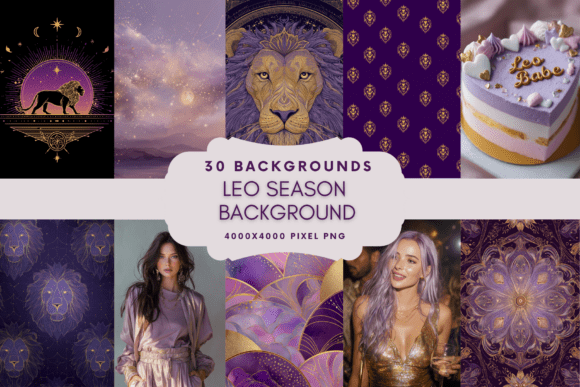 Leo Season Background: Bold Visuals for Creative Projects