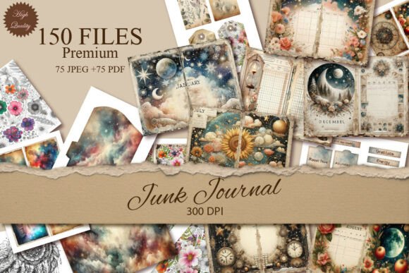 New Year Mindset Reset Junk Journal Kit: Start with Clarity