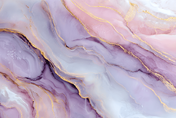 The Allure of Pink Purple Marble Ink Background