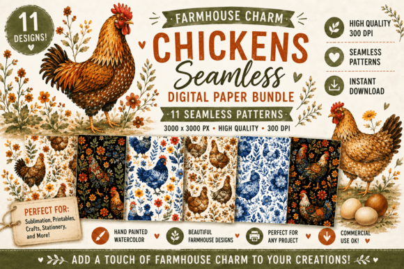 Unlocking Creative Potential with Chicken Seamless Patterns