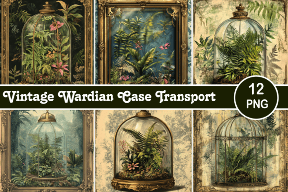 Vintage Wardian Case Transport: A Typeface with a Story